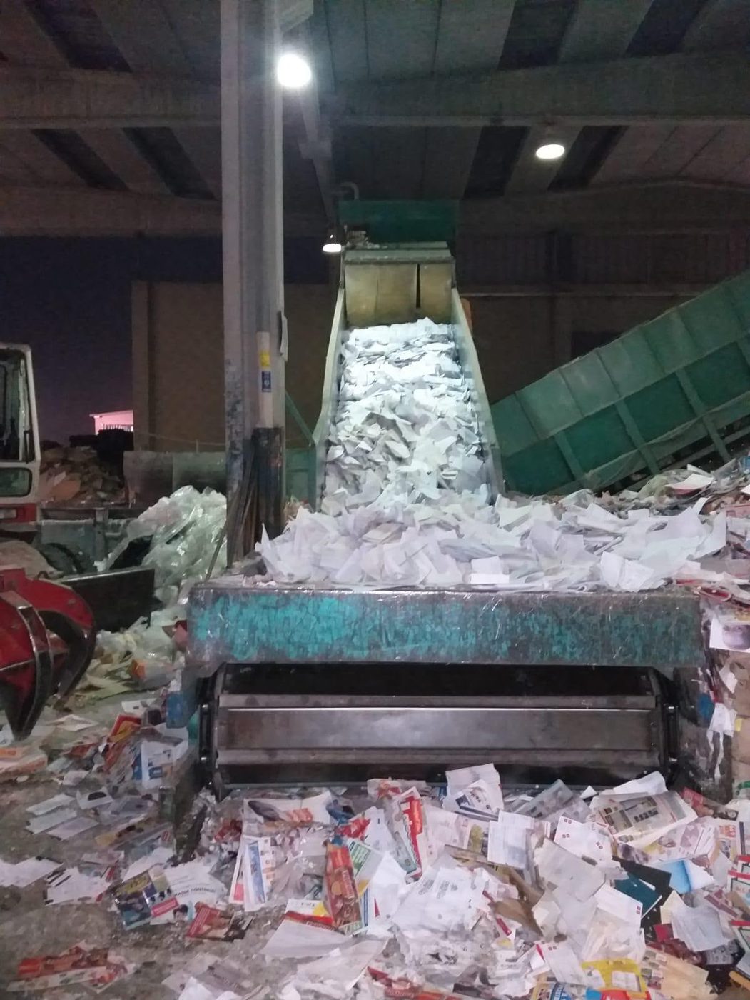 Triturazione della carta in impianto — Tuz Cart