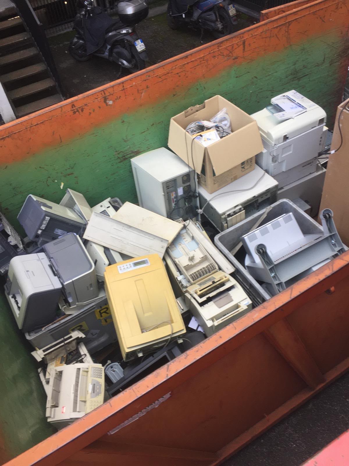 Stampanti, fax ed elettronica a fine vita — Tuz Cart